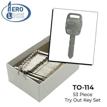 Aerolock IGNITION & DOOR LOCKS 53 Keys AER-TO114